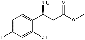 METHYL (3S)-3-AMINO-3-(4-FLUORO-2-HYDROXYPHENYL)PROPANOATE Structure