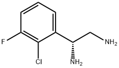 (1R)-1-(2-CHLORO-3-FLUOROPHENYL)ETHANE-1,2-DIAMINE Structure