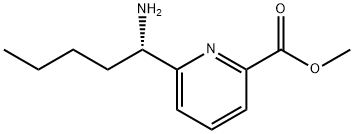 METHYL 6-((1S)-1-AMINOPENTYL)PYRIDINE-2-CARBOXYLATE 구조식 이미지