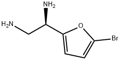 (1R)-1-(5-BROMO(2-FURYL))ETHANE-1,2-DIAMINE Structure