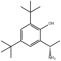 2-((1S)-1-AMINOETHYL)-4,6-BIS(TERT-BUTYL)PHENOL Structure