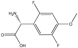 (2R)-2-AMINO-2-(2,5-DIFLUORO-4-METHOXYPHENYL)ACETIC ACID Structure