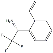 (1R)-2,2,2-TRIFLUORO-1-(2-VINYLPHENYL)ETHYLAMINE Structure