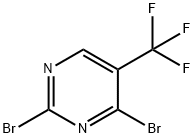 2,4-dibromo-5-(trifluoromethyl)pyrimidine Structure