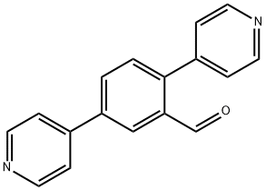 Benzaldehyde, 2,5-di-4-pyridinyl- Structure