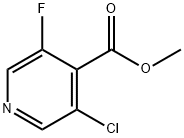 3-Chloro-5-fluoro-isonicotinic acid methyl ester Structure