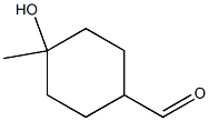 (1r,4r)-4-hydroxy-4-methylcyclohexane-1-carbaldehyde Structure