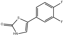 2-Hydroxy-5-(3,4-difluorophenyl)thiazole Structure
