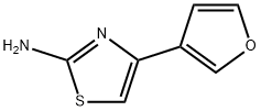 2-Amino-4-(3-furyl)thiazole Structure