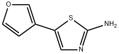 2-Amino-5-(3-furyl)thiazole Structure