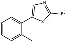 2-Bromo-5-(2-tolyl)thiazole Structure