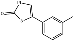 2-Hydroxy-5-(3-tolyl)thiazole Structure