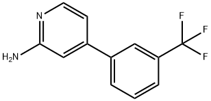 4-[3-(TRIFLUOROMETHYL)PHENYL]PYRIDIN-2-AMINE Structure