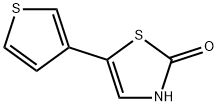 2-Hydroxy-5-(3-thienyl)thiazole Structure