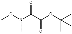 tert-Butyl 2-[Methoxy(methyl)amino]-2-oxoacetate Structure