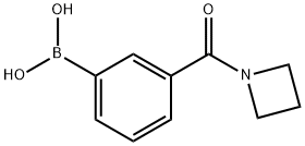 [3-(azetidine-1-carbonyl)phenyl]boronic acid Structure