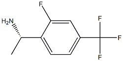 (1S)-1-[2-FLUORO-4-(TRIFLUOROMETHYL)PHENYL]ETHYLAMINE 구조식 이미지