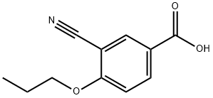 3-Cyano-4-propoxybenzoic acid Structure