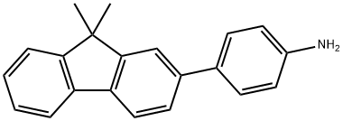 Benzenamine,4-(9,9-dimethyl-9H-fluoren-2-yl)- Structure