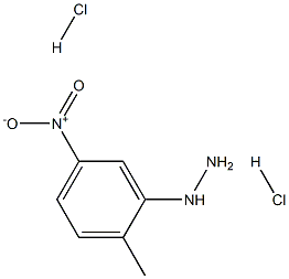 (2-methyl-5-nitrophenyl)hydrazine dihydrochloride Structure