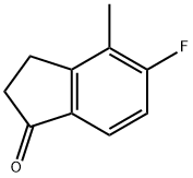 5-Fluoro-4-methyl-indan-1-one Structure