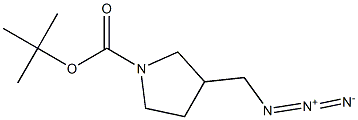 1-Boc-3-(azidomethyl)pyrrolidine Structure