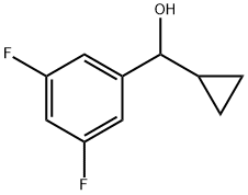 cyclopropyl(3,5-difluorophenyl)methanol Structure