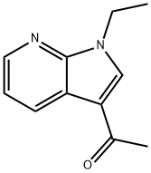 1-(1-ethyl-1H-pyrrolo[2,3-b]pyridin-3-yl)ethan-1-one Structure