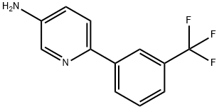 3-AMINO-6-(3-TRIFLUOROMETHYLPHENYL)PYRIDINE 구조식 이미지