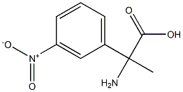 2-amino-2-(3-nitrophenyl)propanoic acid Structure