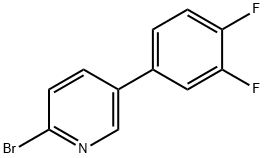 2-Bromo-5-(3,4-difluorophenyl)pyridine Structure