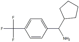 CYCLOPENTYL[4-(TRIFLUOROMETHYL)PHENYL]METHANAMINE 구조식 이미지