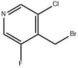 4-Bromomethyl-3-chloro-5-fluoro-pyridine 구조식 이미지