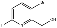 (3-Bromo-6-fluoro-pyridin-2-yl)-methanol Structure