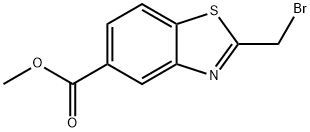 Methyl 2-(Bromomethyl)benzothiazole-5-carboxylate Structure