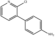 2-CHLORO-3-(4-AMINOPHENYL)PYRIDINE 구조식 이미지