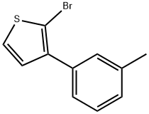 2-Bromo-3-(3-tolyl)thiophene Structure
