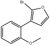 2-Bromo-3-(2-methoxyphenyl)furan Structure