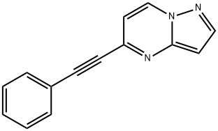 5-phenylethynyl-pyrazolo[1,5-a]pyrimidine Structure