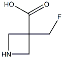 3-(fluoromethyl)azetidine-3-carboxylic acid 구조식 이미지