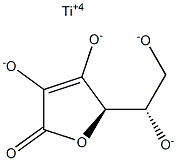 L-Ascorbic acid, titanium(4+) salt Structure