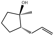 (1R,2S)-2-allyl-1-methylcyclopentanol Structure