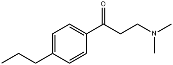 3-(dimethylamino)-1-(4-propylphenyl)propan-1-one Structure