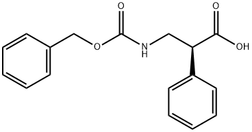 Cbz-(S)-3-amino-2-phenylpropanoic acid Structure