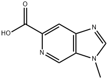 3-METHYL-3H-IMIDAZO[4,5-C]PYRIDINE-6-CARBOXYLIC ACID Structure