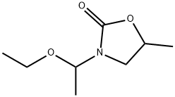 3-(1-ethoxyethyl)-5-methyl-oxazolidin-2-one Structure