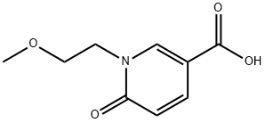 1-(2-methoxyethyl)-6-oxo-1,6-dihydropyridine-3-carboxylic acid Structure