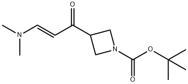 tert-butyl 3-[(2E)-3-(dimethylamino)prop-2-enoyl]azetidine-1-carboxylate Structure