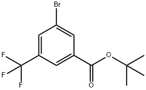 3-Bromo-5-trifluoromethyl-benzoic acid tert-butyl ester 구조식 이미지