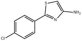 4-Amino-2-(4-chlorophenyl)thiazole Structure